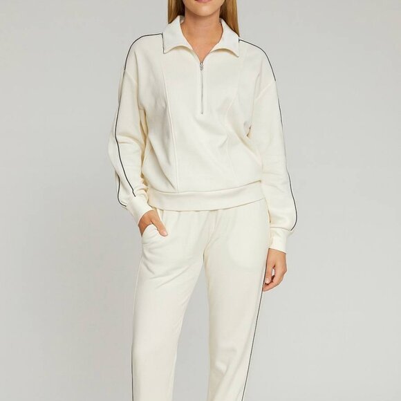 Women's 2 Piece Sweatsuit Oyster Size 2XL - Picture 1 of 8